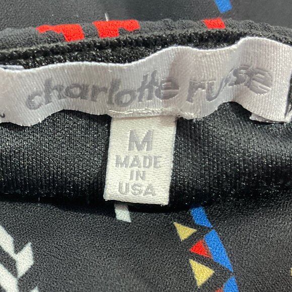 Charlotte Russe Southwestern Scoop Sheath Dress Sz Med - Picture 4 of 9